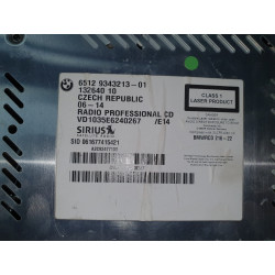 BMW 1 3 X1 Z4 E82 E83 E90 PROFESSIONAL RADIO CD PLAYER RECEIVER 2009-2016 9343213 65129343213 13264010