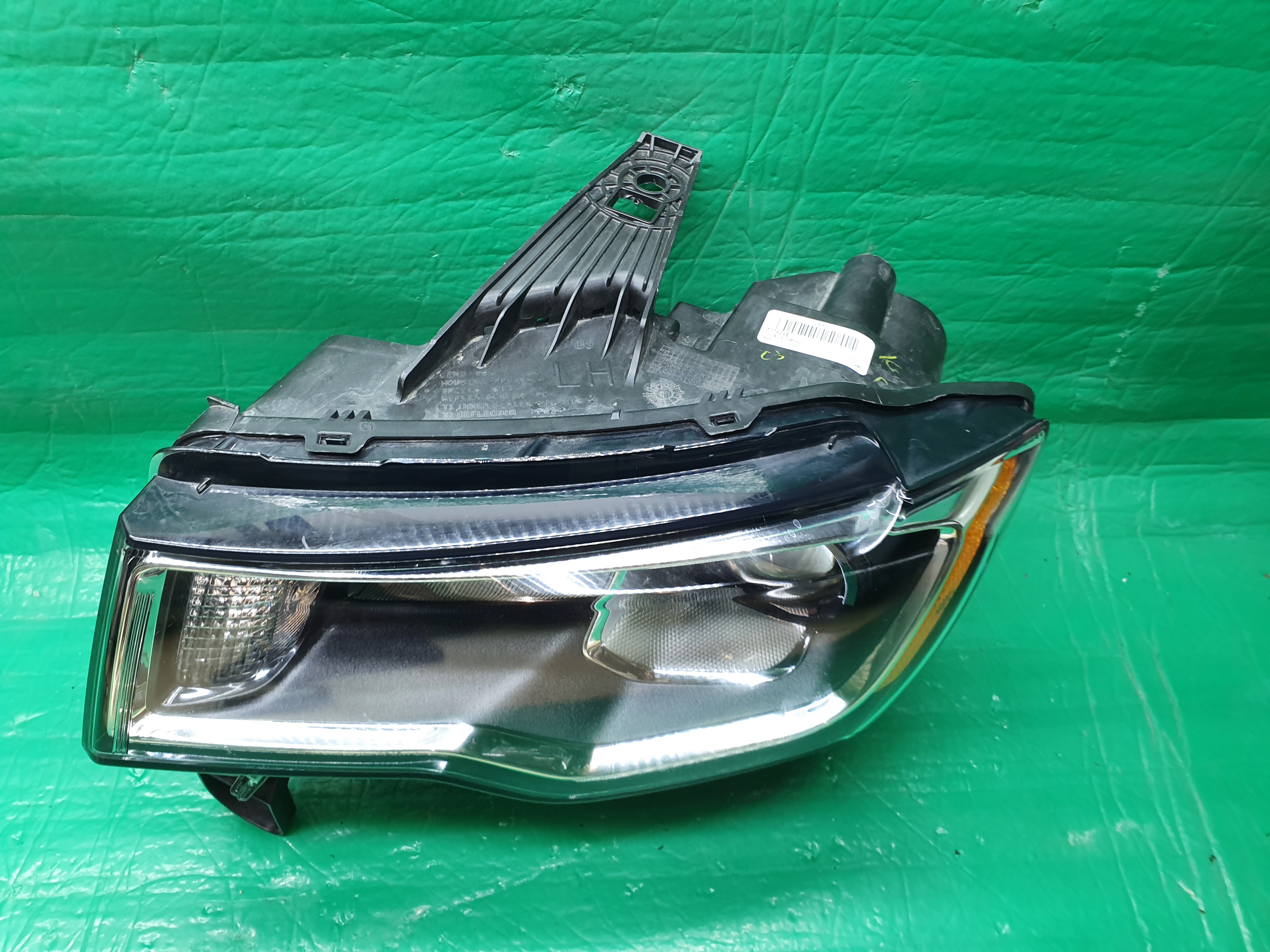 JEEP GRAND CHEROKEE LEFT HALOGEN HEADLIGHT 2017-2020 68289235AF 