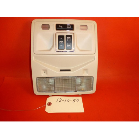 JAGUAR XJ XJL SUPERCHARGED IVORY OVERHEAD ROOF CONTROL PANEL CONSOLE 2010-2016 C2D17218NUG 166017050-02 166017050 NEW