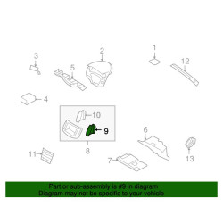 INFINITI G25 G35 G37 Q40 Q60 RIGHT CENTER DASHBOARD AIR DUCT VENT 2007-2016 68750-JK00A 68750-JK00B