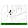 CHEVROLET CAMARO RIGHT DOOR WINDOW WEATHERSTRIP 2016-2022 GM 23115072