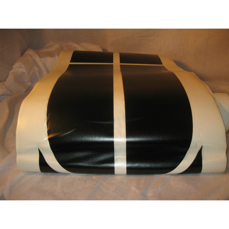 FORD MUSTANG GLOSS BLACK RACING STRIPE KIT ROUSH 2005-2009 NEW