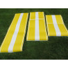 MINI COOPER BONNET STRIPES YELLOW VINYL 2002-2012 NEW