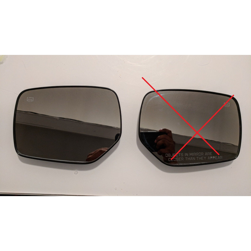 SUBARU LEGACY OUTBACK IMPREZA XV LEFT HEATED MIRROR GLASS 2015-2017 A5811-380